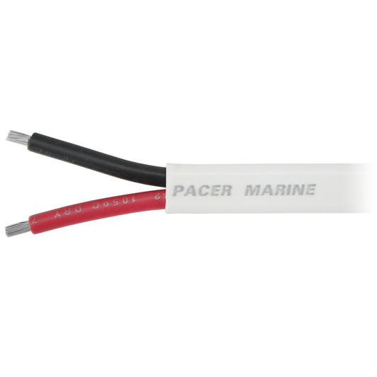 Pacer 122 AWG Duplex Cable  Flat Cable  RedBlack  250 W122DC250