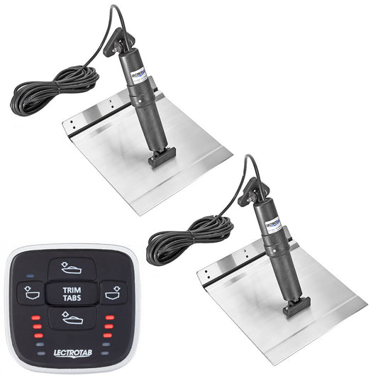 Lectrotab XKA Aluminum Alloy Trim Tab Kit wMLC1 Control  12 x 9 XKASML12X9A