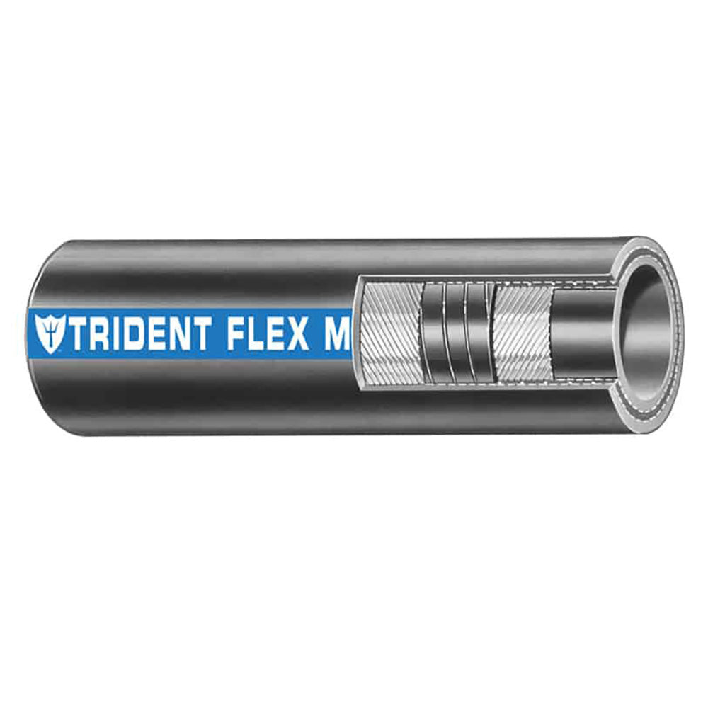 Trident Marine 112 Flex Marine Wet Exhaust  Water Hose  Black  Sold by the Foot 2501126FT