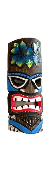 12" Tiki Mask Floral