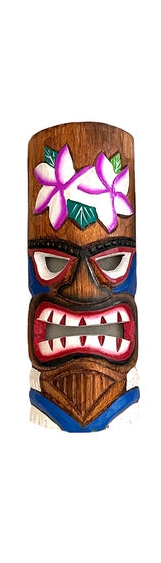 12" Tiki Mask Floral